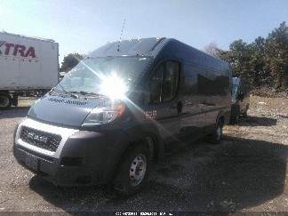 2019 Ram ProMaster 3500, VIN 3C6URVJG7KE552077. Фото 2 из 6 с аукциона IAAI. Каталог авто из США OpenDataCar.