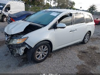2017 Honda Odyssey, VIN 5FNRL5H34HB013549. Фото 2 з 6 з аукціону IAAI. Каталог авто зі США OpenDataCar.