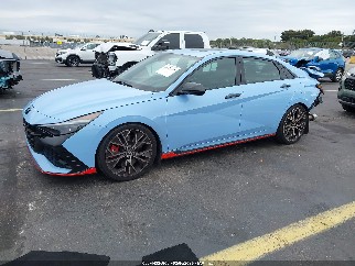 2023 Hyundai Elantra, VIN KMHLW4AK5PU011870. Фото 2 из 6 с аукциона IAAI. Каталог авто из США OpenDataCar.