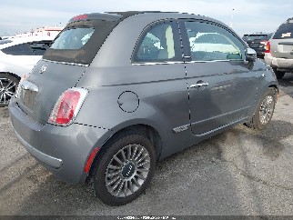 2012 Fiat 500C, VIN 3C3CFFER7CT119570. Фото 4 из 6 с аукциона IAAI. Каталог авто из США OpenDataCar.