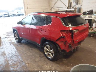 2018 Jeep Compass, VIN 3C4NJDBB2JT192566. Фото 3 з 6 з аукціону IAAI. Каталог авто зі США OpenDataCar.
