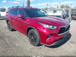 2020 Toyota Highlander, VIN 5TDHZRAH8LS010505. Фото 1 з 6 з аукціону IAAI. Каталог авто зі США OpenDataCar.