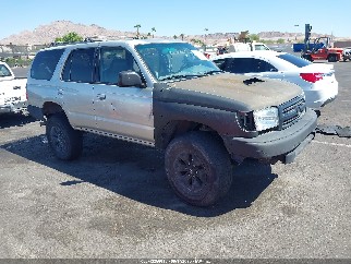 2000 Toyota 4Runner, VIN JT3GN86R9Y0161788. Фото 1 з 6 з аукціону IAAI. Каталог авто зі США OpenDataCar.