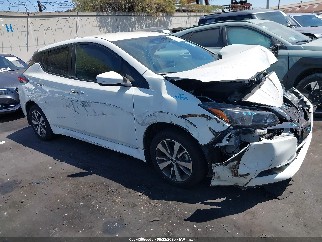 2021 Nissan Leaf, VIN 1N4BZ1BV2MC556429. Фото 1 з 6 з аукціону IAAI. Каталог авто зі США OpenDataCar.