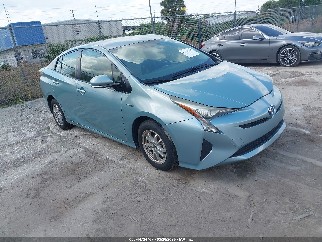 2016 Toyota Prius, VIN JTDKARFU6G3018614. Photo 1 of 6 from IAAI auction. OpenDataCar US salvage catalog.