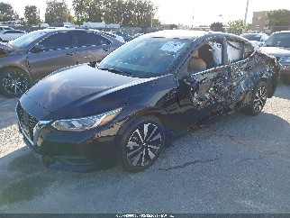 2022 Nissan Sentra, VIN 3N1AB8CV3NY230832. Фото 2 з 6 з аукціону IAAI. Каталог авто зі США OpenDataCar.