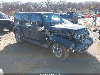 2019 Jeep Wrangler Unlimited, VIN 1C4HJXEG1KW525275. Photo 1 of 6 from IAAI auction. OpenDataCar US salvage catalog.