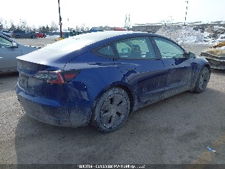 2022 Tesla Model 3, VIN 5YJ3E1EA4NF352920. Photo 4 of 6 from IAAI auction. OpenDataCar US salvage catalog.