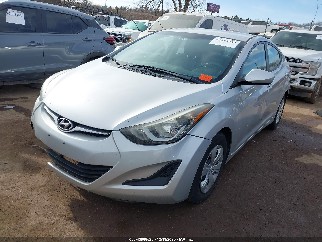 2016 Hyundai Elantra, VIN 5NPDH4AE5GH766671. Zdjęcie 2 z 6 z aukcji IAAI. Katalog aut z USA OpenDataCar.