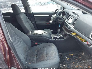 2019 Toyota Highlander, VIN 5TDZARFH0KS054727. Фото 5 з 6 з аукціону IAAI. Каталог авто зі США OpenDataCar.