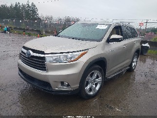 2014 Toyota Highlander Hybrid, VIN 5TDDCRFH1ES005349. Фото 2 з 6 з аукціону IAAI. Каталог авто зі США OpenDataCar.