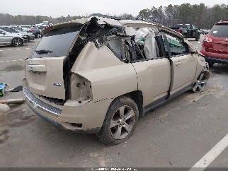 2016 Jeep Compass, VIN 1C4NJDEB3GD799120. Фото 4 з 6 з аукціону IAAI. Каталог авто зі США OpenDataCar.