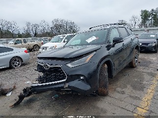 2021 Toyota Highlander, VIN 5TDGZRAH9MS049696. Фото 2 з 6 з аукціону IAAI. Каталог авто зі США OpenDataCar.