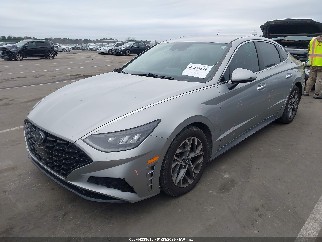 2020 Hyundai Sonata, VIN 5NPEF4JA0LH017486. Фото 2 з 6 з аукціону IAAI. Каталог авто зі США OpenDataCar.