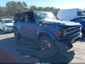 2022 Ford Bronco, VIN 1FMDE5BH5NLB88857. Фото 1 из 6 с аукциона IAAI. Каталог авто из США OpenDataCar.