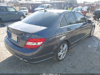 2011 Mercedes-benz C-Class, VIN WDDGF8BB3BR155494. Фото 4 з 6 з аукціону IAAI. Каталог авто зі США OpenDataCar.