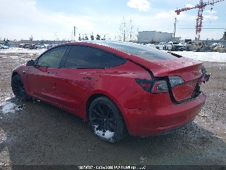 2022 Tesla Model 3, VIN 5YJ3E1EA6NF354023. Фото 3 з 6 з аукціону IAAI. Каталог авто зі США OpenDataCar.