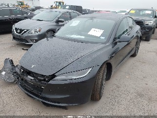 2024 Tesla Model 3, VIN 5YJ3E1EB1RF718248. Фото 2 з 6 з аукціону IAAI. Каталог авто зі США OpenDataCar.