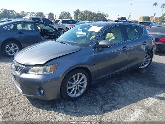 2012 Lexus CT 200h, VIN JTHKD5BH7C2075136. Zdjęcie 2 z 6 z aukcji IAAI. Katalog aut z USA OpenDataCar.