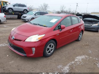 2013 Toyota Prius, VIN JTDKN3DU1D5559851. Фото 2 з 6 з аукціону IAAI. Каталог авто зі США OpenDataCar.