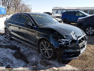 2017 Audi A3, VIN WAUJ8GFF0H1025615. Фото 1 из 6 с аукциона IAAI. Каталог авто из США OpenDataCar.