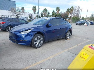 2023 Tesla Model Y, VIN 7SAYGDEE8PF701605. Фото 2 з 6 з аукціону IAAI. Каталог авто зі США OpenDataCar.