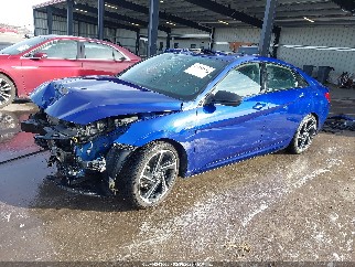 2023 Hyundai Elantra, VIN KMHLR4AF4PU464047. Фото 2 з 6 з аукціону IAAI. Каталог авто зі США OpenDataCar.
