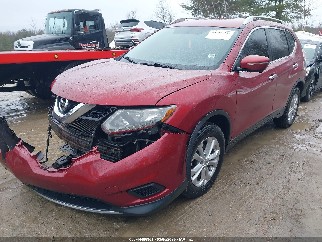 2015 Nissan Rogue, VIN KNMAT2MV2FP572622. Zdjęcie 2 z 6 z aukcji IAAI. Katalog aut z USA OpenDataCar.