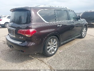 2012 Infiniti QX56, VIN JN8AZ2NF4C9517390. Фото 4 з 6 з аукціону IAAI. Каталог авто зі США OpenDataCar.