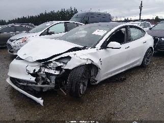 2021 Tesla Model 3, VIN 5YJ3E1EA2MF100467. Zdjęcie 2 z 6 z aukcji IAAI. Katalog aut z USA OpenDataCar.