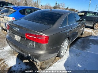 2014 Audi A6, VIN WAUHGCFC1EN079266. Фото 4 из 6 с аукциона IAAI. Каталог авто из США OpenDataCar.