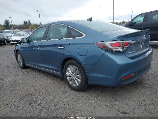 2016 Hyundai Sonata Hybrid, VIN KMHE24L16GA027909. Фото 3 з 6 з аукціону IAAI. Каталог авто зі США OpenDataCar.