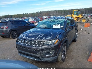2021 Jeep Compass, VIN 3C4NJCCB6MT511576. Фото 2 из 6 с аукциона IAAI. Каталог авто из США OpenDataCar.