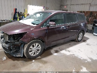 2017 Kia Sedona, VIN KNDMB5C18H6236370. Photo 2 of 6 from IAAI auction. OpenDataCar US salvage catalog.
