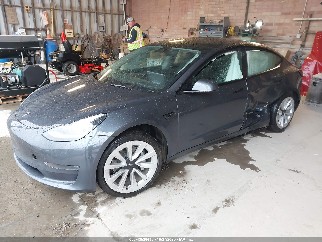 2022 Tesla Model 3, VIN 5YJ3E1EB3NF192506. Фото 2 з 6 з аукціону IAAI. Каталог авто зі США OpenDataCar.