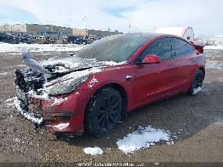 2022 Tesla Model 3, VIN 5YJ3E1EA6NF354023. Фото 2 з 6 з аукціону IAAI. Каталог авто зі США OpenDataCar.