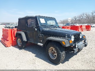 2001 Jeep Wrangler, VIN 1J4FA49S51P344204. Фото 1 из 6 с аукциона IAAI. Каталог авто из США OpenDataCar.