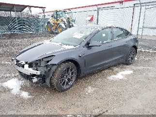 2023 Tesla Model 3, VIN 5YJ3E1EAXPF614135. Фото 2 з 6 з аукціону IAAI. Каталог авто зі США OpenDataCar.