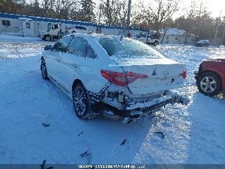 2017 Hyundai Sonata, VIN 5NPE34AB6HH463425. Фото 3 из 6 с аукциона IAAI. Каталог авто из США OpenDataCar.