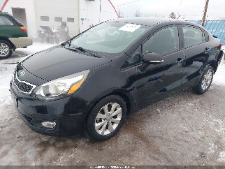 2013 Kia Rio, VIN KNADN4A38D6309587. Zdjęcie 2 z 6 z aukcji IAAI. Katalog aut z USA OpenDataCar.