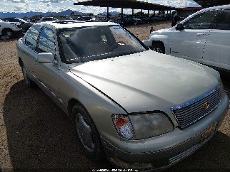 1999 Lexus LS 400, VIN JT8BH28F8X0154728. Photo 1 of 6 from IAAI auction. OpenDataCar US salvage catalog.