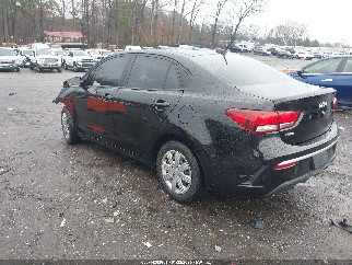 2022 Kia Rio, VIN 3KPA24AD7NE500629. Фото 3 из 6 с аукциона IAAI. Каталог авто из США OpenDataCar.