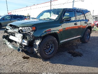 2022 Toyota 4Runner, VIN JTEKU5JR5N5982797. Фото 2 з 6 з аукціону IAAI. Каталог авто зі США OpenDataCar.