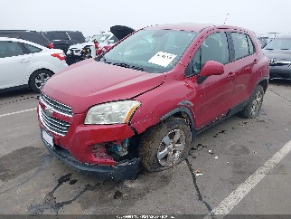 2015 Chevrolet Trax, VIN KL7CJPSB9FB258402. Фото 2 з 6 з аукціону IAAI. Каталог авто зі США OpenDataCar.