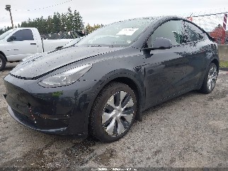 2024 Tesla Model Y, VIN 7SAYGDEE1RF070280. Фото 2 з 6 з аукціону IAAI. Каталог авто зі США OpenDataCar.