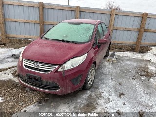 2011 Ford Fiesta, VIN 3FADP4BJ2BM169159. Zdjęcie 2 z 6 z aukcji IAAI. Katalog aut z USA OpenDataCar.