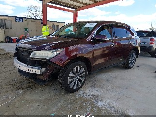 2014 Acura MDX, VIN 5FRYD3H40EB009496. Фото 2 з 6 з аукціону IAAI. Каталог авто зі США OpenDataCar.