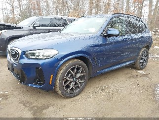 2022 Bmw X3, VIN WBX57DP03NN174897. Фото 2 из 6 с аукциона IAAI. Каталог авто из США OpenDataCar.