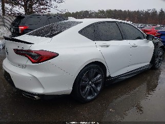 2022 Acura TLX, VIN 19UUB6F57NA002025. Фото 4 з 6 з аукціону IAAI. Каталог авто зі США OpenDataCar.